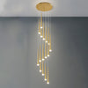 WOMO Cone Spiral Cascading Chandelier-WM2204 thumbnail