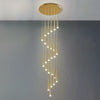 WOMO Cone Spiral Cascading Chandelier-WM2204 thumbnail