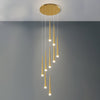 WOMO Cone Spiral Cascading Chandelier-WM2204 thumbnail