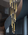 WOMO Cone Spiral Cascading Chandelier-WM2204 thumbnail