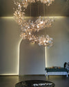 WOMO Ginkgo Long Cascading Foyer Chandelier-WM2206 thumbnail