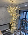 WOMO Ginkgo Long Cascading Foyer Chandelier-WM2206 thumbnail