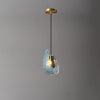 WOMO Peacock Blue Art Glass Pendant Light-WM2213a thumbnail