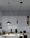 WOMO Cone Counterweight Pulley Swag Pendant Lamp-WM2230 thumbnail
