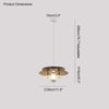 WOMO Space Age Flying Saucer Pendant Light-WM2098 thumbnail