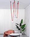 WOMO Globe Leather Chandelier-WM2311 thumbnail