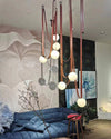 WOMO Globe Leather Chandelier-WM2311 thumbnail