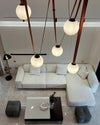 WOMO Globe Leather Chandelier-WM2311 thumbnail