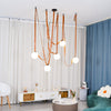 WOMO Globe Leather Chandelier-WM2311 thumbnail