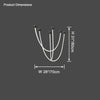 WOMO Rope Led Chandelier-WM2312 thumbnail