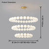 WOMO Pearl Necklace Round Chandelier-WM2344 thumbnail