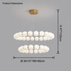 WOMO Pearl Necklace Round Chandelier-WM2344 thumbnail