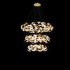 WOMO Circular Tiered Gingko Chandelier-WM2427 thumbnail