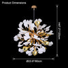WOMO Gingko Globe Chandelier-WM2431 thumbnail