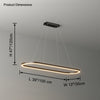 WOMO Oval Led Chandelier-WM2434 thumbnail