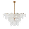 WOMO Textured Glass Disc Chandelier-WM2477 thumbnail