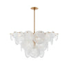 WOMO Textured Glass Disc Chandelier-WM2477 thumbnail
