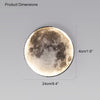 WOMO Moon/Earth Round Wall Sconce-WM6102 thumbnail