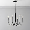 WOMO Swoop Arm Candle Chandelier-WM2508 thumbnail
