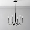 WOMO Swoop Arm Candle Chandelier-WM2508 thumbnail