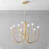 WOMO Swoop Arm Candle Chandelier-WM2508 thumbnail