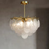 WOMO Tiered Textured Glass Cloud Chandelier-WM2005 thumbnail