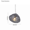 WOMO Cloud Blown Glass Pendant Light-WM2101 thumbnail