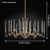 WOMO Crystal Candlestick Chandelier-WM2602 thumbnail