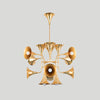 WOMO Gold Trumpet Art Deco Chandelier-WM2614 thumbnail