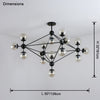 WOMO Sputnik Sphere Chandelier-WM2704 thumbnail