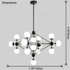 WOMO Sputnik Sphere Chandelier-WM2704 thumbnail