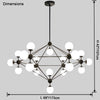 WOMO Sputnik Sphere Chandelier-WM2704 thumbnail