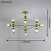 WOMO Sputnik Sphere Chandelier-WM2704 thumbnail