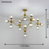 WOMO Sputnik Sphere Chandelier-WM2704 thumbnail