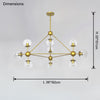 WOMO Sputnik Sphere Chandelier-WM2704 thumbnail
