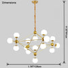 WOMO Sputnik Sphere Chandelier-WM2704 thumbnail