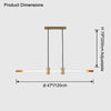 WOMO Rod Linear Led Pendant Light-WM2762 thumbnail