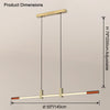 WOMO Rod Linear Led Pendant Light-WM2762 thumbnail