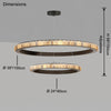 WOMO Tiered Circular Alabaster Chandelier-WM2858 thumbnail
