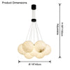 WOMO Cluster Globe Alabaster Pendant Chandelier-WM2865 thumbnail