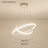 WOMO Tiered Led Ring Chandelier-WM2006 thumbnail
