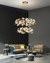 WOMO Circular Tiered Gingko Chandelier-WM2427 thumbnail
