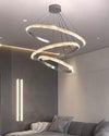 WOMO Tiered Circular Led Crystal Chandelier-WM2491b thumbnail