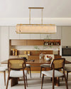 WOMO Rectangular Alabaster Chandelier-WM2390b thumbnail