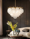 WOMO Tiered Textured Glass Cloud Chandelier-WM2005 thumbnail