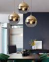 WOMO Coloured Glass Globe Pendant Light-WM2500 thumbnail