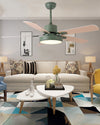 WOMO 5 Blade Modern Wood Ceiling Fan Lamp-WM5039 thumbnail