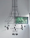 WOMO Wire Tiered Sculptural Chandelier-WM2066 thumbnail