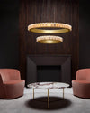 WOMO Tiered Circular Alabaster Chandelier-WM2858 thumbnail