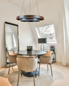 WOMO Circular Led Wood Chandelier-WM2492 thumbnail